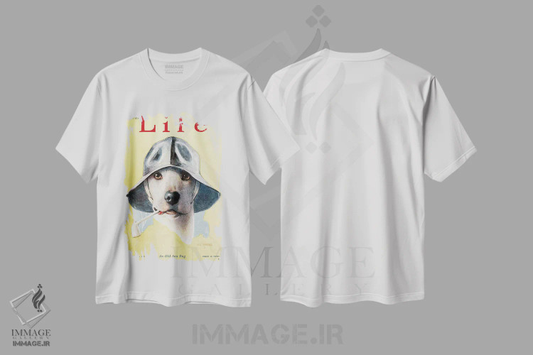 تیشرت سفید طرح دار 1925,مجله لایف، ۱۹۲۵، تزئینی اثر ناشناس | immage.ir