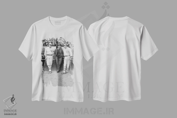 تیشرت سفید طرح دار Dunn And Bentley,روث، دان و بنتلی، تزئینی اثر ناشناس | فروشگاه ایماژ