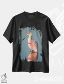 تیشرت مشکی طرح دار آثار استیو گتل - فروشگاه ایماژ
