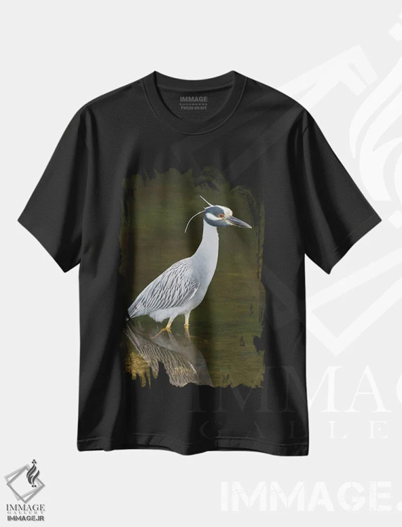 تیشرت مشکی طرح دار آثار استیو گتل - فروشگاه ایماژ