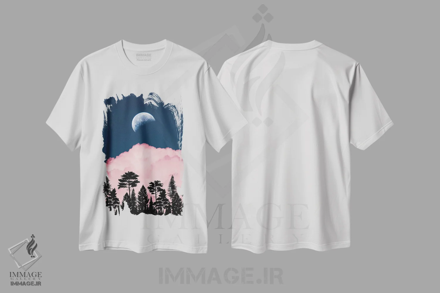 تیشرت سفید طرح دار آثار جن زد - فروشگاه ایماژ