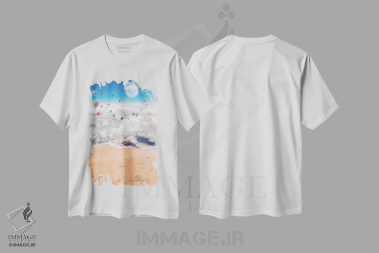تیشرت سفید طرح دار آثار جن زد - فروشگاه ایماژ