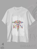 تیشرت سفید طرح دار کادوسئوس RN، هنر دیجیتال اثر جنفی آرت | immage.ir