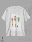 تیشرت سفید طرح دار ابزار گریل و کباب پزی، هنر دیجیتال اثر جنفی آرت | immage.ir