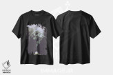 تیشرت مشکی طرح دار دود به شکل جمجمه، دکوراسیون جایگزین اثر گرندفیلر | immage.ir