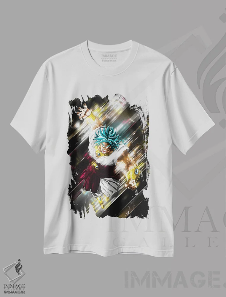 تیشرت سفید طرح دار شمشیر برولی، تزئینی اثر گب فرناندو | immage.ir