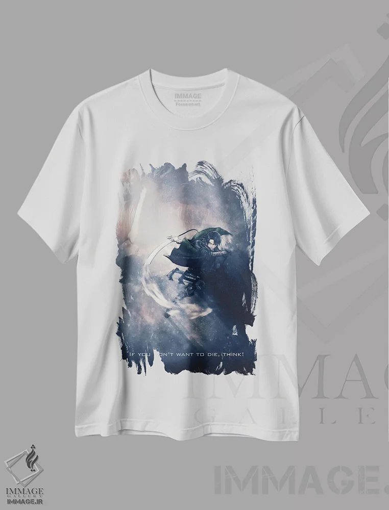 تیشرت سفید طرح دار عنوان لوی، تزئینی اثر گب فرناندو | immage.ir