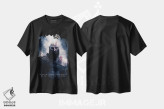 تیشرت مشکی طرح دار عنوان کراتوس، تزئینی اثر گب فرناندو | immage.ir