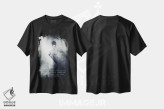 تیشرت مشکی طرح دار عنوان ساسکه، تزئینی اثر گب فرناندو | فروشگاه ایماژ