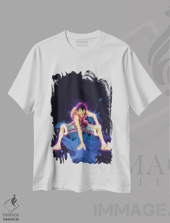 تیشرت سفید طرح دار لافی یاغی III، هنر دیجیتال اثر گب فرناندو | immage.ir