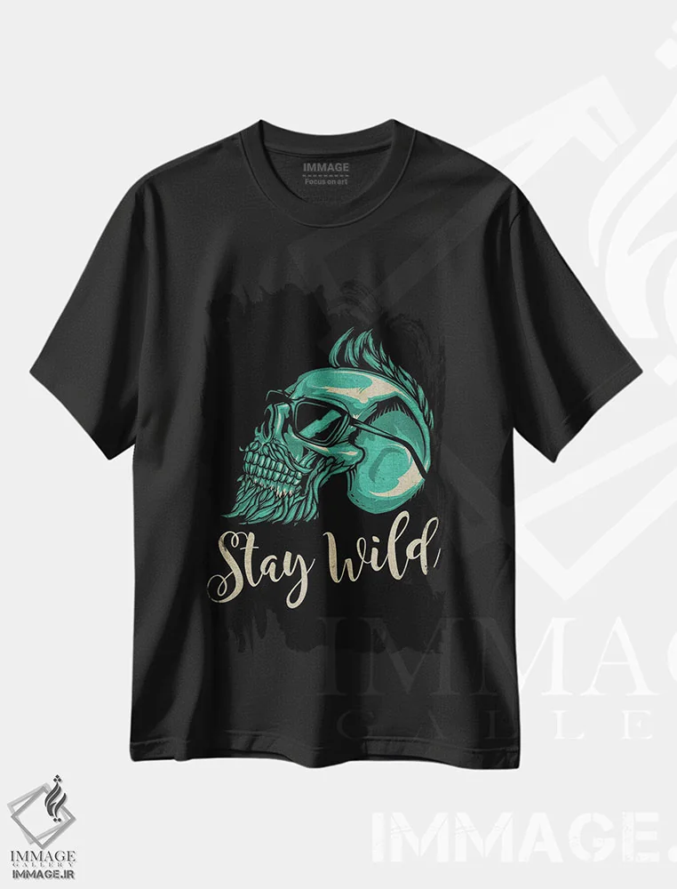 تیشرت مشکی طرح دار آرایشگر V، دکوراسیون جایگزین اثر گب فرناندو | immage.ir