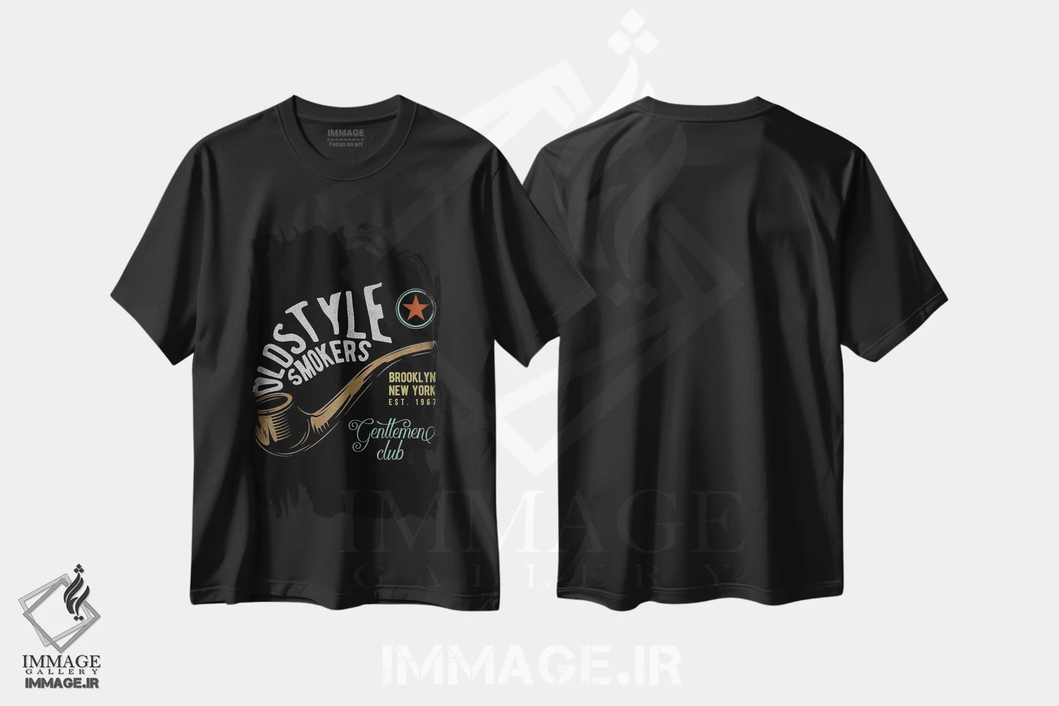 تیشرت مشکی طرح دار آرایشگر XIII، هنر دیجیتال اثر گب فرناندو | immage.ir