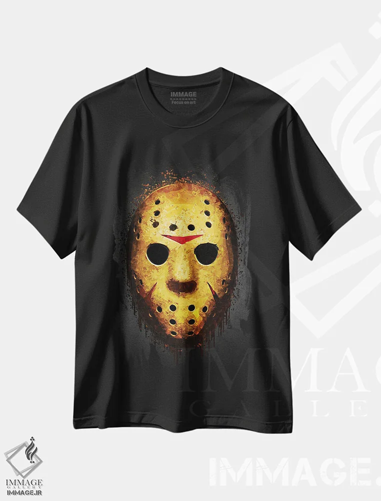 تیشرت مشکی طرح دار جیسون، هنر دیجیتال اثر گب فرناندو | فروشگاه ایماژ