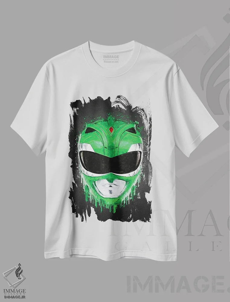 تیشرت سفید طرح دار رنجِر سبز، هنر دیجیتال اثر گب فرناندو | immage.ir