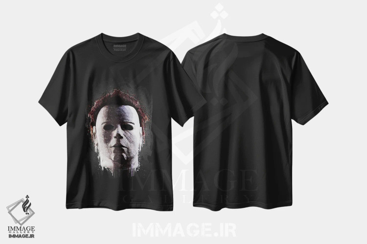 تیشرت مشکی طرح دار مایکل، هنر دیجیتال اثر گب فرناندو | immage.ir