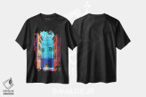 تیشرت مشکی طرح دار "نیس کوت دازور"، هنر دیجیتال اثر گری گودل | فروشگاه ایماژ
