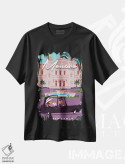 تیشرت مشکی طرح دار "کازینوی مونته کارلو"، هنر دیجیتال اثر گری گودل | فروشگاه ایماژ