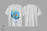 تیشرت سفید طرح دار "مرزین اوت-ساووا"، هنر دیجیتال اثر گری گودل | immage.ir