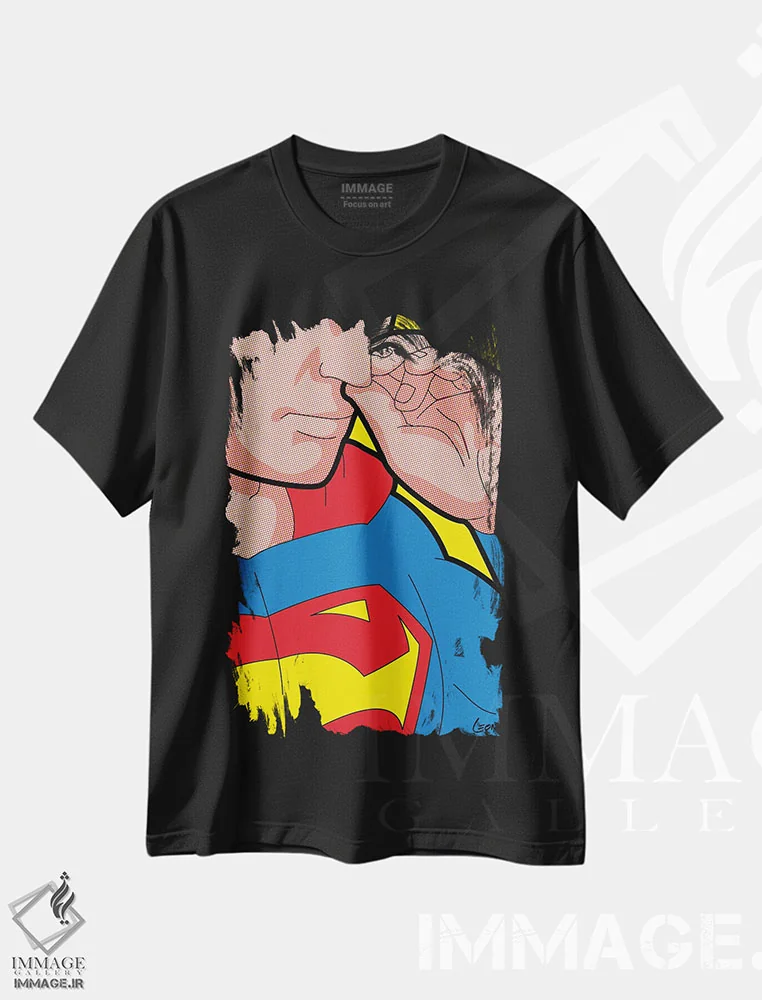 تیشرت مشکی طرح دار بگی فوق العاده، دکور معاصر اثر گرگوار "لئون" گیمن | immage.ir