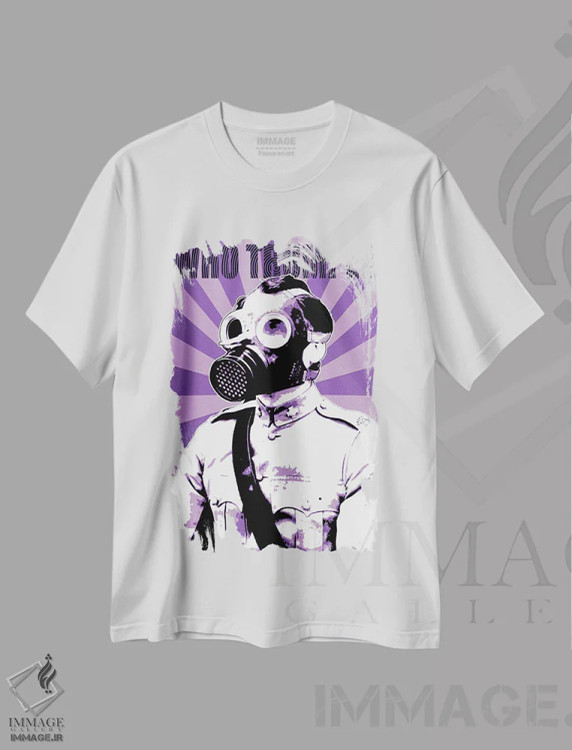 تیشرت سفید طرح دار چه کسی غالب شد؟، هنر فاخر معاصر اثر گری هاگبن | immage.ir