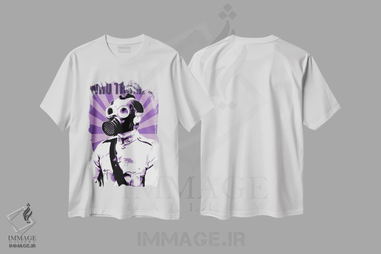 تیشرت سفید طرح دار چه کسی غالب شد؟، هنر فاخر معاصر اثر گری هاگبن | immage.ir