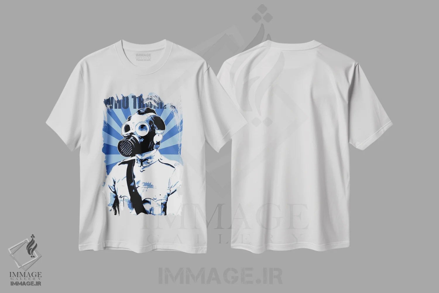 تیشرت سفید طرح دار چه کسی غالب شد؟، هنر فاخر معاصر اثر گری هاگبن | immage.ir