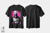 تیشرت مشکی طرح دار عقب بایست!، هنر فاخر معاصر اثر گری هاگبن | فروشگاه ایماژ