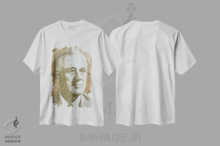 تیشرت سفید طرح دار اف دی آر، مدیوم اثر گری هاگبن | immage.ir