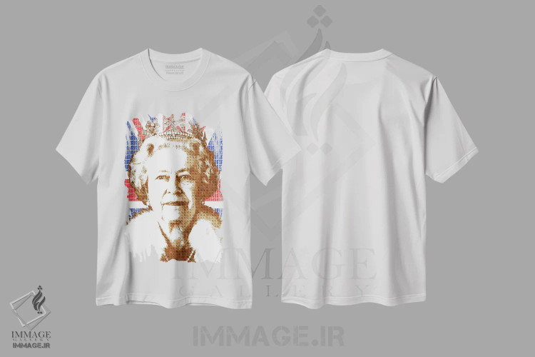 تیشرت سفید طرح دار لیز، هنر فاخر معاصر اثر گری هاگبن | فروشگاه ایماژ