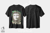 تیشرت مشکی طرح دار انقلاب سبز، هنر فاخر معاصر اثر گری هاگبن | فروشگاه ایماژ