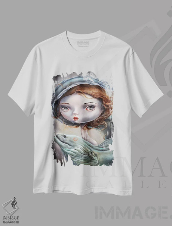 تیشرت سفید طرح دار طعمه، دکوراسیون جایگزین اثر گوک جن یوک سک | immage.ir