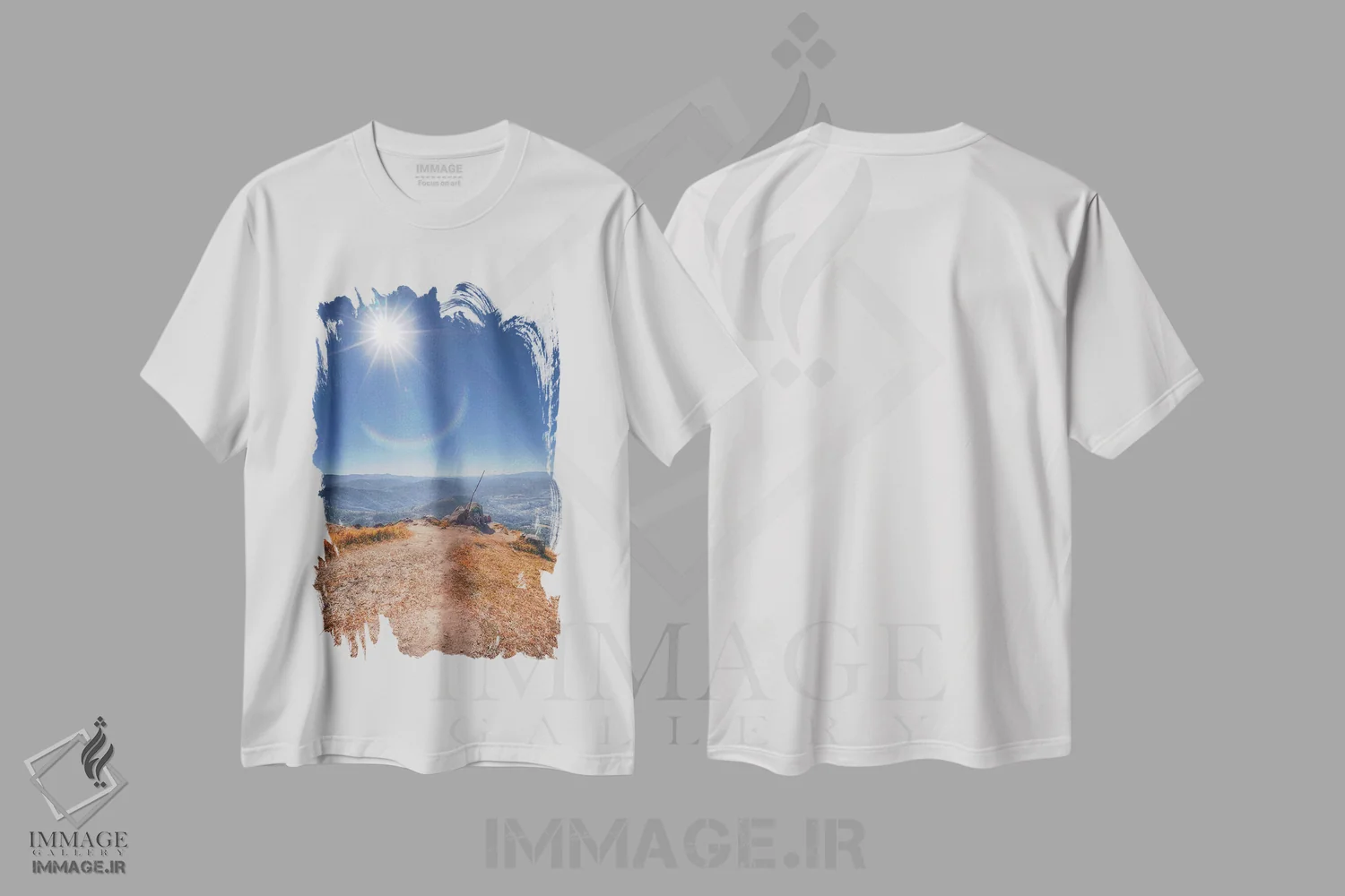 تیشرت سفید طرح دار گاو شماره ۳، مدیوم اثر گلاوکو منهالی | فروشگاه ایماژ