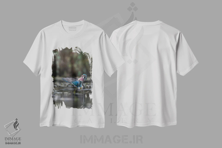 تیشرت سفید طرح دار آثار گری لوهِم - فروشگاه ایماژ