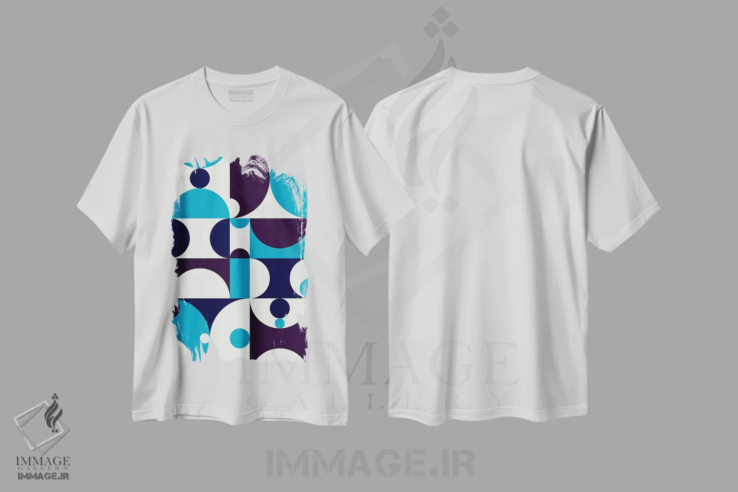 تیشرت سفید طرح دار رادیا ۱ اثر گرگ مابلی | فروشگاه ایماژ