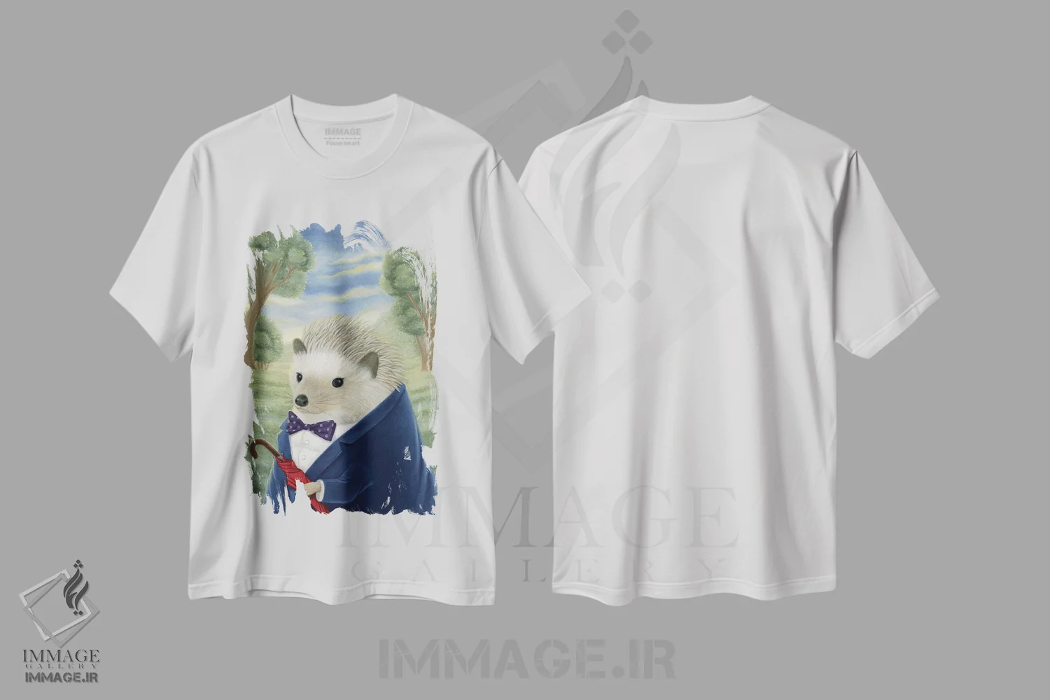 تیشرت سفید طرح دار وندل پی فریزمرانتز، مدیوم اثر جینا ماتارازو | immage.ir
