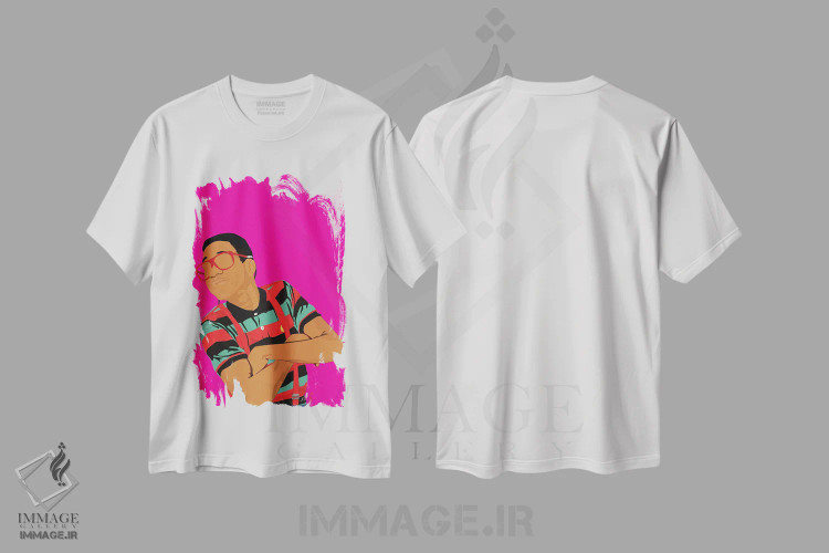 تیشرت سفید طرح دار آیا من این کار را کردم؟، هنر دیجیتال اثر جنادپاپ | فروشگاه ایماژ