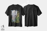 تیشرت مشکی طرح دار مادیان وحشی، دکور معاصر اثر جن فارل | فروشگاه ایماژ