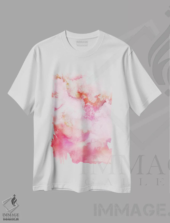 تیشرت سفید طرح دار انتزاعی سوم اثر مارکو گونزالز | immage.ir