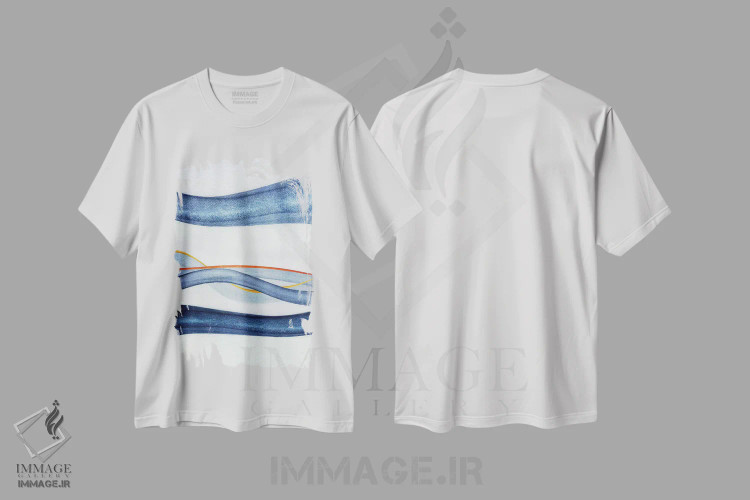 تیشرت سفید طرح دار منظرهٔ روان گردان ششم اثر مارکو گونزالز | immage.ir