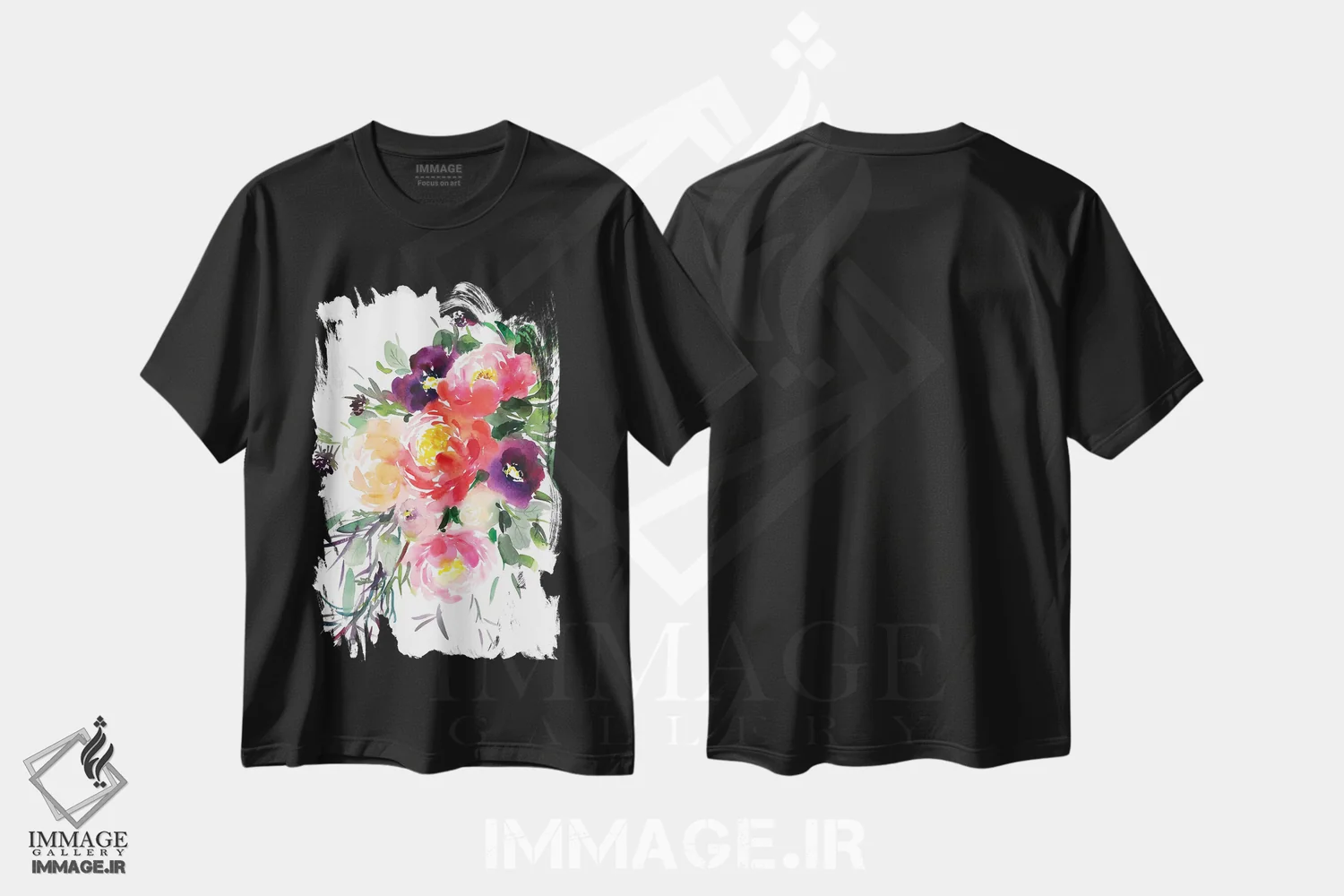 تیشرت مشکی طرح دار افسون کننده، دکور معاصر اثر گوشیا گرگورچیک | immage.ir