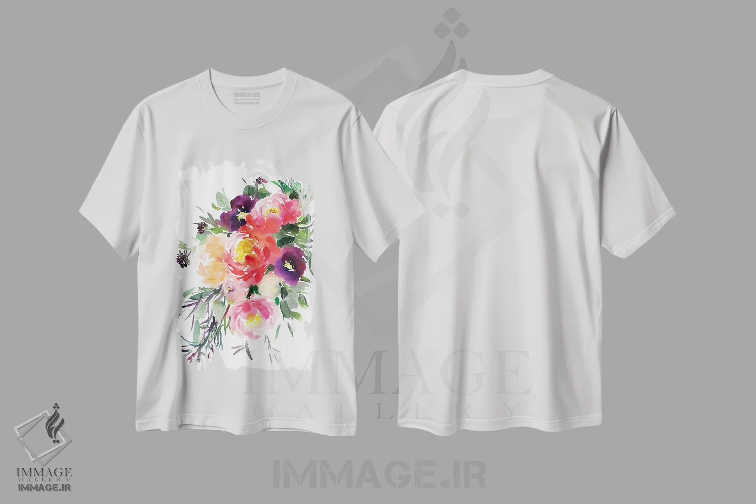 تیشرت سفید طرح دار افسون کننده، دکور معاصر اثر گوشیا گرگورچیک | فروشگاه ایماژ