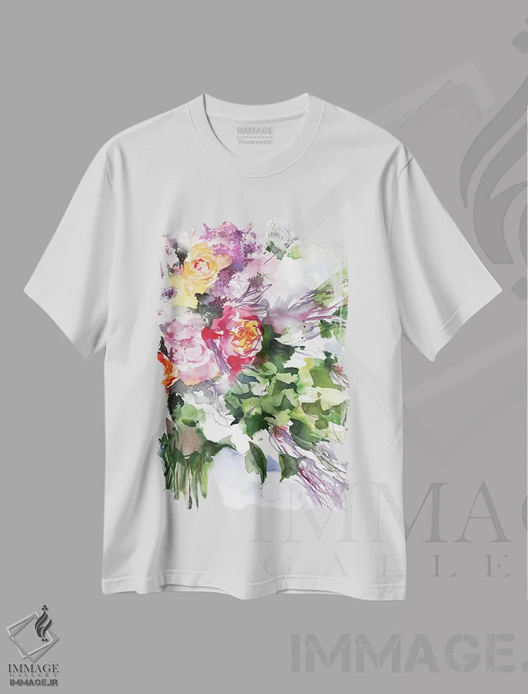 تیشرت سفید طرح دار از اسپلو، دکور معاصر اثر گوشیا گرگورچیک | immage.ir