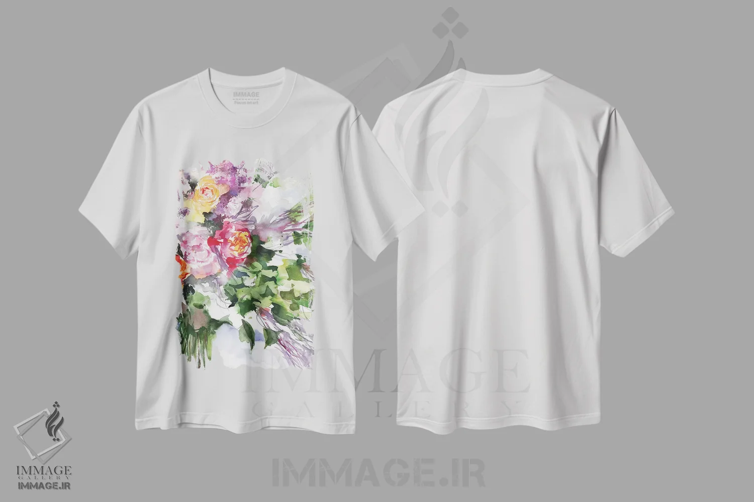 تیشرت سفید طرح دار از اسپلو، دکور معاصر اثر گوشیا گرگورچیک | immage.ir