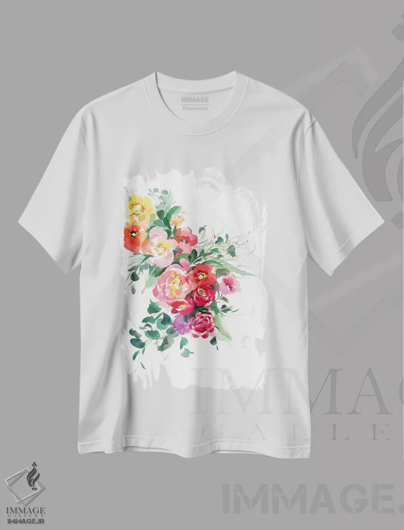 تیشرت سفید طرح دار شادمان، دکور معاصر اثر گوشیا گرگورچیک | immage.ir