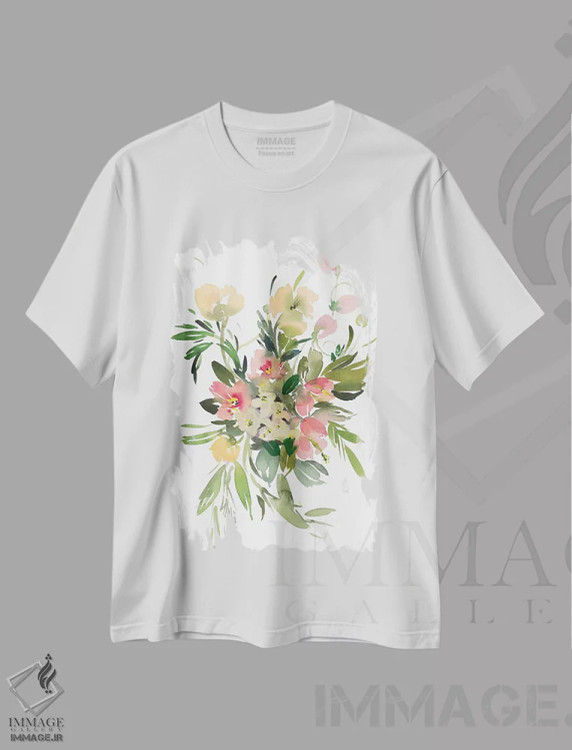 تیشرت سفید طرح دار آرمانی، دکور معاصر اثر گوشیا گرگورچیک | فروشگاه ایماژ