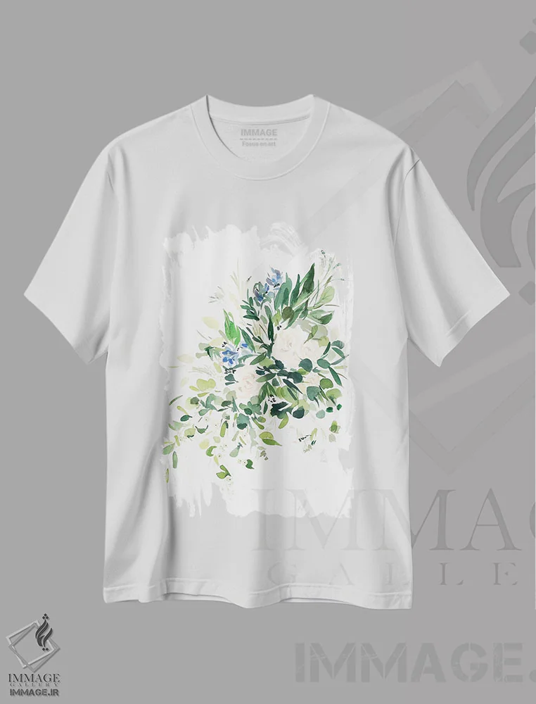 تیشرت سفید طرح دار درخشان II، دکور معاصر اثر گوشیا گرگورچیک | immage.ir