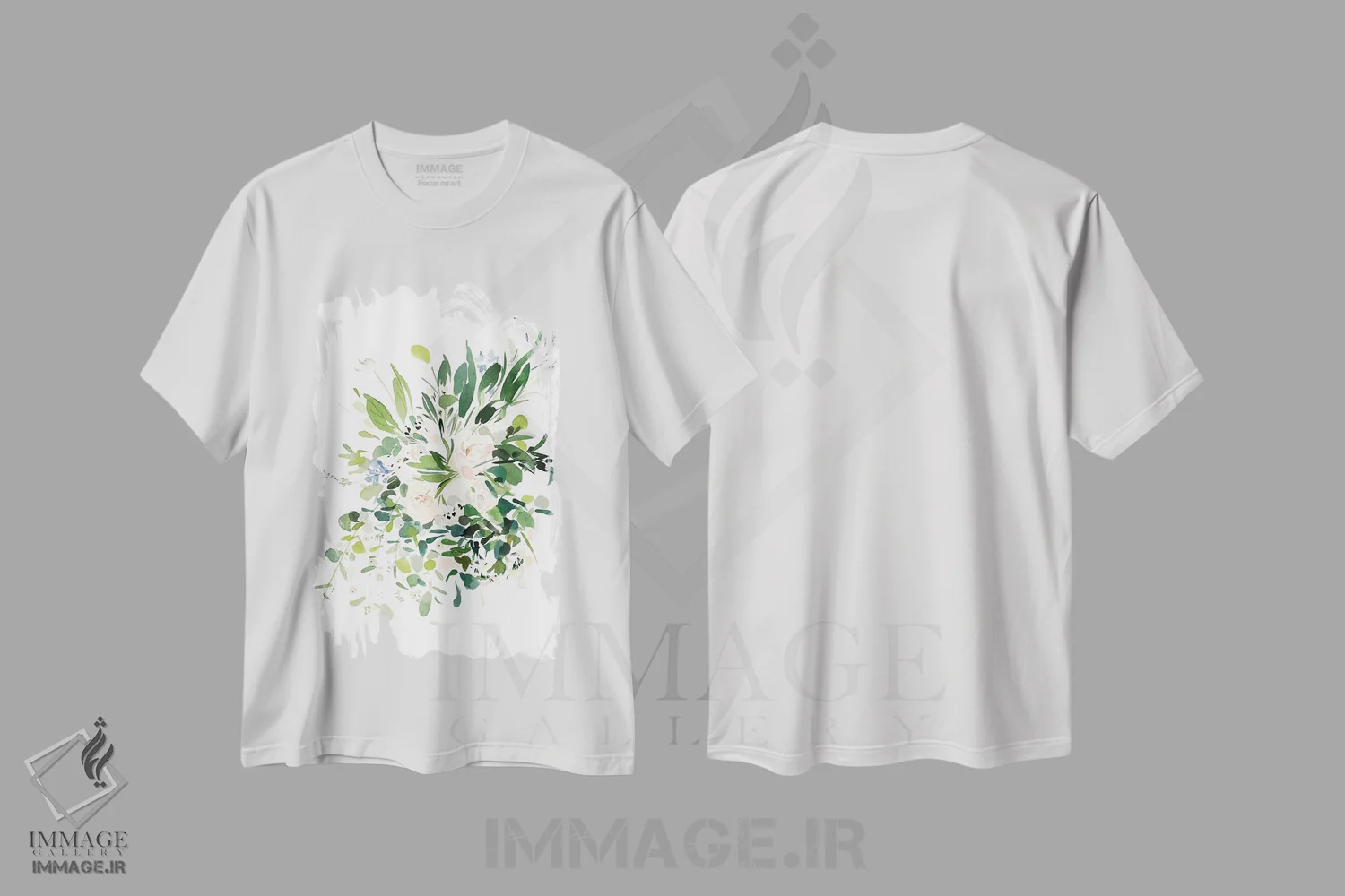 تیشرت سفید طرح دار درخشان I، دکور معاصر اثر گوشیا گرگورچیک | فروشگاه ایماژ