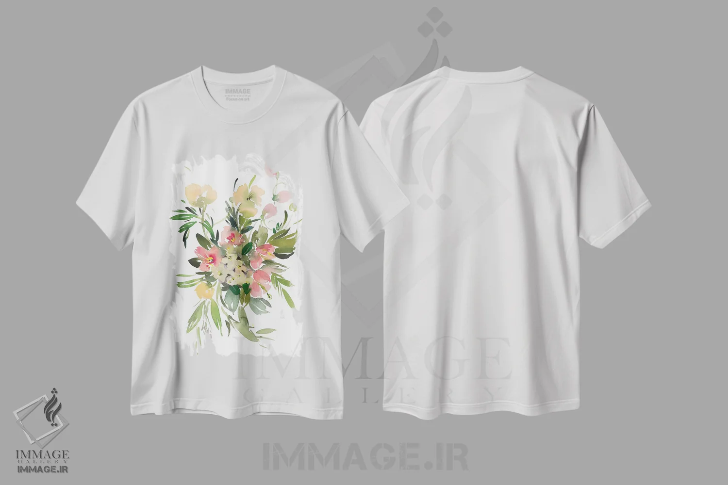 تیشرت سفید طرح دار آرمانی، دکور معاصر اثر گوشیا گرگورچیک | فروشگاه ایماژ