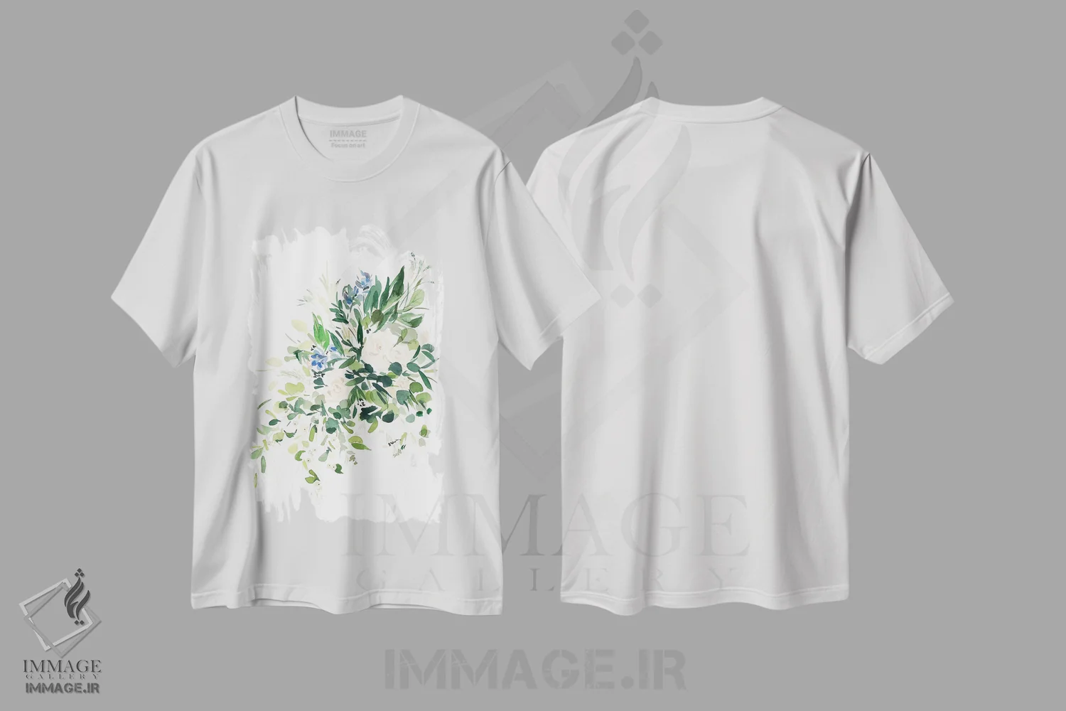 تیشرت سفید طرح دار درخشان II، دکور معاصر اثر گوشیا گرگورچیک | immage.ir