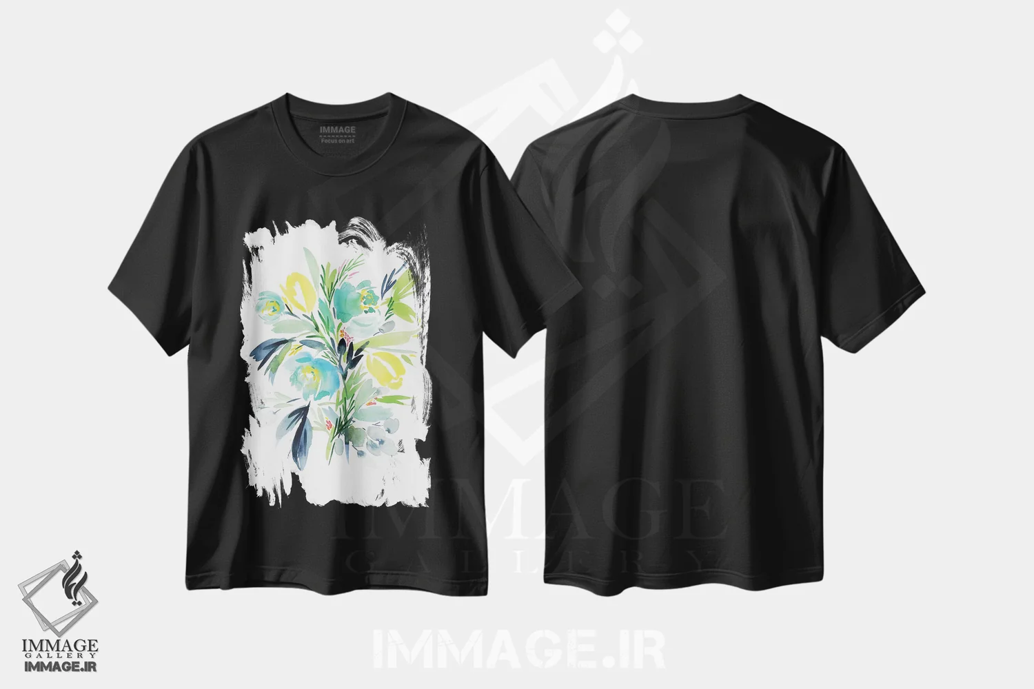 تیشرت مشکی طرح دار لوسی، دکور معاصر اثر گوشیا گرگورچیک | immage.ir